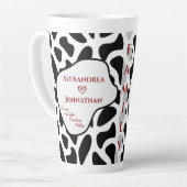 パパカスタムファミリーのパーソナモダンライズ カフェラテマグ (左アングル)