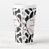 パパカスタムファミリーのパーソナモダンライズ カフェラテマグ (正面)