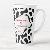 パパカスタムファミリーのパーソナモダンライズ カフェラテマグ (右)