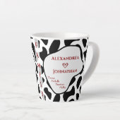 パパカスタムファミリーのパーソナモダンライズ カフェラテマグ (右アングル)