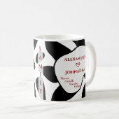 パパカスタムファミリーのパーソナモダンライズ コーヒーマグカップ (正面右)