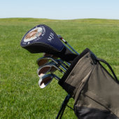 パパカスタムフォトモノグラパーソナライズされたムブルーゴルファー ゴルフヘッドカバー (インサイチュ)