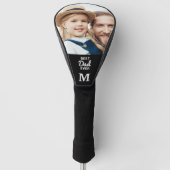 パパカスタムフォトモノグラムゴルファーの父の日 ゴルフヘッドカバー (正面)