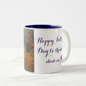 パパカスタム用フォトマグカップ – 父の日の贈り物 ツートーンマグカップ (正面右)