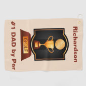 パパカスタム用モノグラムゴルフタオル ゴルフタオル (横)