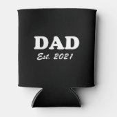 パパカスタム確定日黒白モダン 缶クーラー (正面)