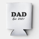 パパカスタム確立日パーソナライズされたおもしろいクール 缶クーラー (正面)