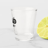 パパカスタム確立日パーソナライズされたクール ショットグラス (右)