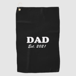 パパカスタム確立日黒番パーソナライズされた ゴルフタオル