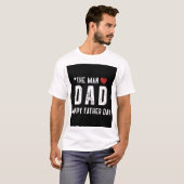 パパカスタムTシャツ – Happy Father's Day Gift Tシャツ (正面フル)