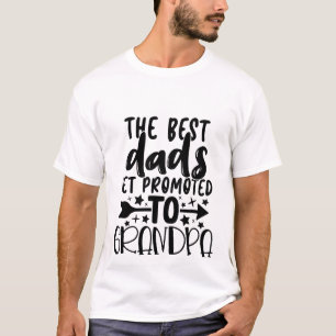 パパカッコいいはグランパのワードアートを推進 Tシャツ