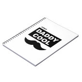 パパカッコいい口ひげ最高のノベルティギフトノート ノートブック (左側)