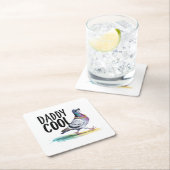 パパカッコいい スクエアペーパーコースター (インサイチュ)