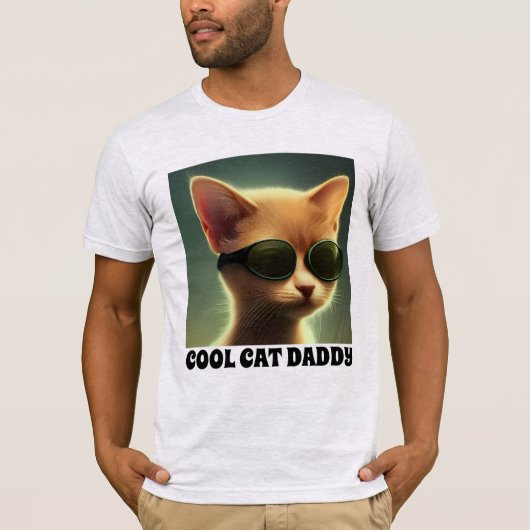 パパカッコいいCAT Tシャツティー Tシャツ (正面)