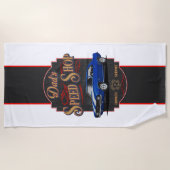 パパカマロスピードショップ ビーチタオル (正面)