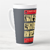 パパガイド カフェラテマグ (左アングル)