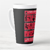 パパガイド カフェラテマグ (左アングル)