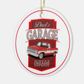 パパガクラシックレージトラック セラミックオーナメント (左)