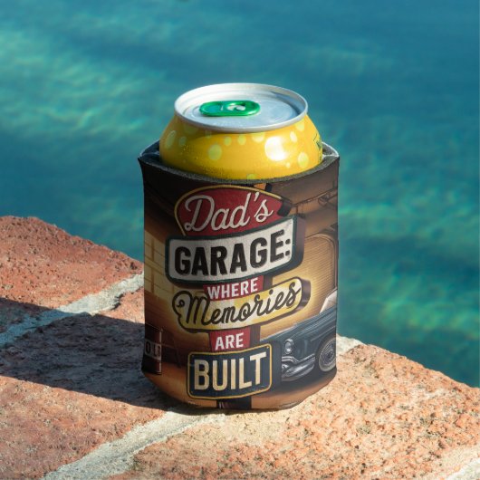 パパガレージレトロヴィンテージ車の標識 缶クーラー (インサイチュ プール)