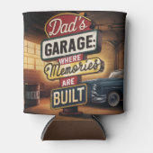 パパガレージレトロヴィンテージ車の標識 缶クーラー (正面)