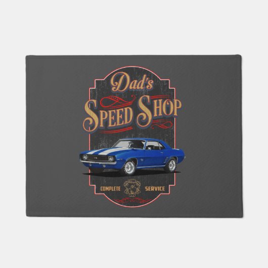 パパガレージ ドアマット (正面)