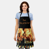 パパキングオブザグリルエカスタムプロン エプロン (着用した状態)