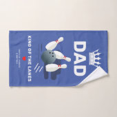 パパキングオブザレーンズボーリング ハンドタオル (ハンドタオル)