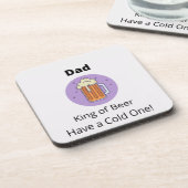 パパキング・オブ・ビールは冷たい コースター (左側)