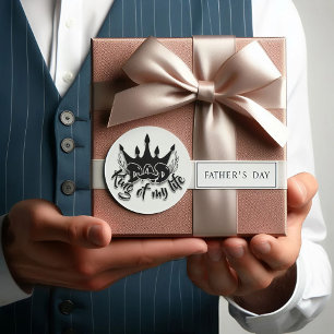 パパキング・オブ・マイ・ライフ父の日の丸ステッカー ラウンドシール