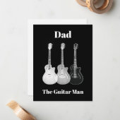 パパギターマシンプルンおもしろいク ノートカード (正面/裏面インサイチュ)