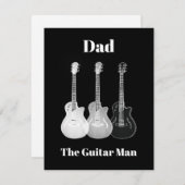 パパギターマシンプルンおもしろいク ノートカード (正面/裏面)