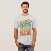 パパギフトクール私のパパよりTシャツ Tシャツ (正面フル)