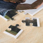 パパギフト6写真コラージュ父の日ギフト ジグソーパズル (側面)