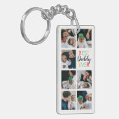 パパギフト7フォトコラージュ最高のダディエバー キーホルダー (正面左)