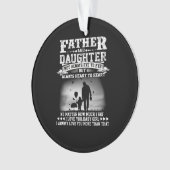 パパギフト|父と娘の目が一緒にハート オーナメント (正面)