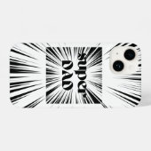 パパギフト、誕生日ギフト父、すごいパパ iPhoneケース (裏面横)