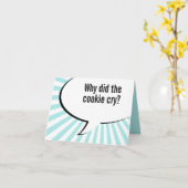 パパクッキーのジョーク カード (黄色い花)