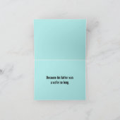 パパクッキーのジョーク カード (内部)