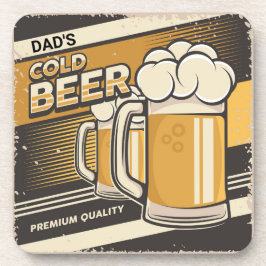 パパクラシックコールドビール装飾用クッション コースター