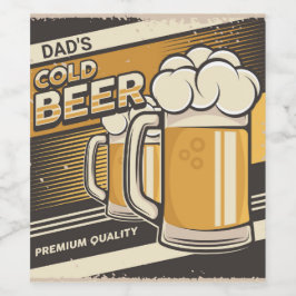 パパクラシックコールドビール ワインラベル