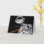 パパクロスワードパズルカード カード (黄色い花)