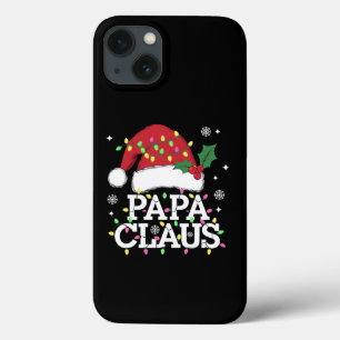 パパクロースのクリスマスイルミネーションのパジャマのファミリーマッチ iPhone 13ケース