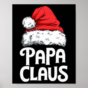 パパクロースクリスマスパパサンタファミリーマッチングパイ ポスター