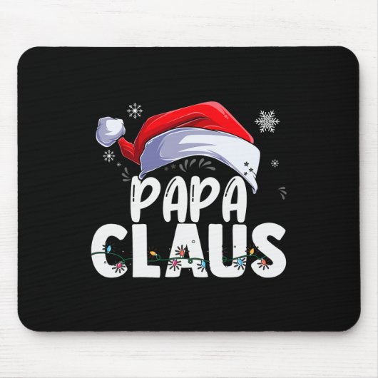 パパクロースクリスマスファミリーマッチング祖母おもしろいChri マウスパッド (正面)