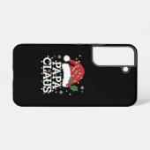 パパクロースクリスマスライトパジャマファミリーマッチング SAMSUNG GALAXYケース (裏面横)