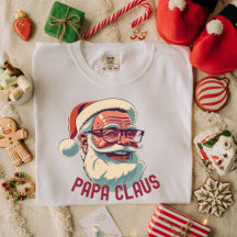 パパクロースクリスマスTシャツ