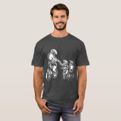 パパクールダートバイクライダーモトクロスメンユース Tシャツ (正面フル)