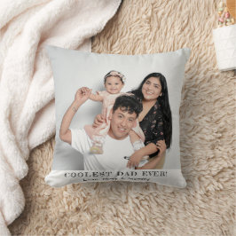 パパクールEver Photo Father's Day Memories Gift クッション