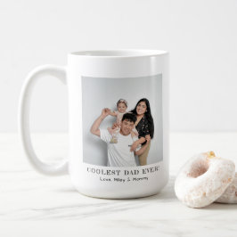 パパクールEver Photo Father's Day Memories Gift コーヒーマグカップ