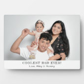 パパクールEver Photo Father's Day Memories Gift フォトプラーク (正面)